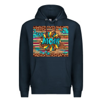 Navy sunflower mom Premium Hoodie - Artiststas