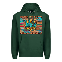 Sports Green sunflower mom Premium Hoodie - Artiststas