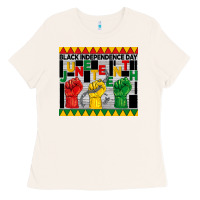 Bone black independence day juneteenth tumbler Ladies Tee - BarkalooDesign