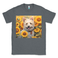 Charcoal Heather westie Classic Tee - Unal Design