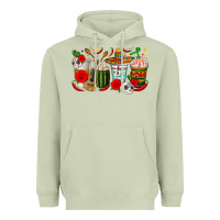 Matcha hispanic heritage month coffee cups Heavyweight Hoodie - texasbilliewilder