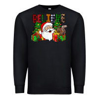Black believe Premium Sweatshirt - CowhideDigitalArt