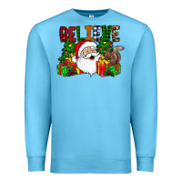 Ocean Blue believe Premium Sweatshirt - CowhideDigitalArt