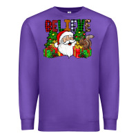 Purple believe Premium Sweatshirt - CowhideDigitalArt