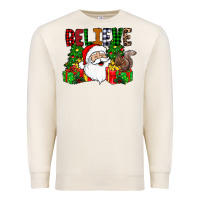 Sandshell believe Premium Sweatshirt - CowhideDigitalArt