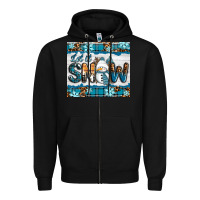 Black let it snow Zipper Hoodie - RanaPortraitStore