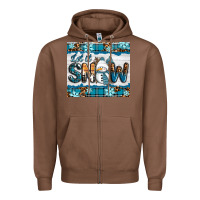 Chestnut let it snow Zipper Hoodie - RanaPortraitStore