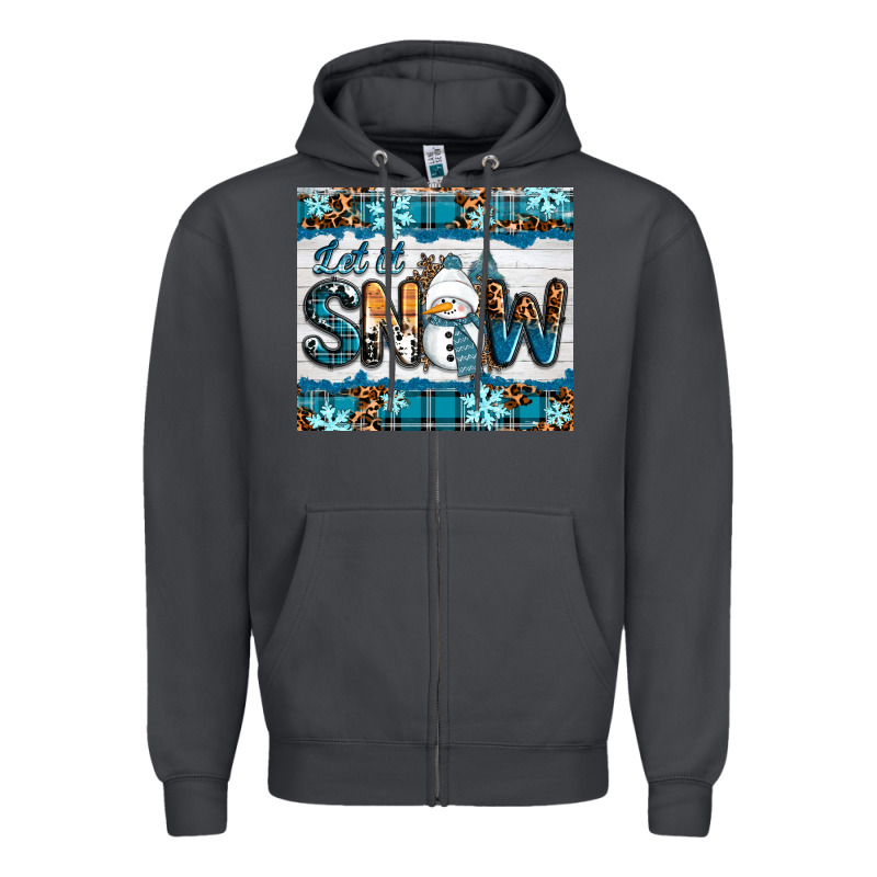 Let It Snow Zipper Hoodie by RanaPortraitStore | Teevron