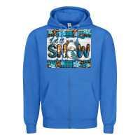 True Royal let it snow Zipper Hoodie - RanaPortraitStore