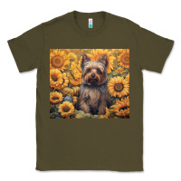 Army Green yorkshire terrier Classic Tee - Unal Design