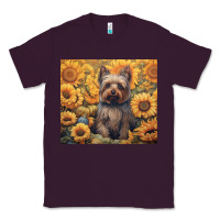 Plum yorkshire terrier Classic Tee - Unal Design