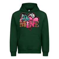 Forest Green valentines day western hearts be mine Urban Hoodie - Jasminsmagicworld