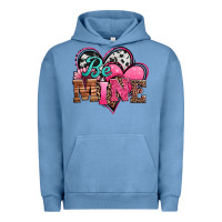 Pigment Pebble Blue valentines day western hearts be mine Urban Hoodie - Jasminsmagicworld