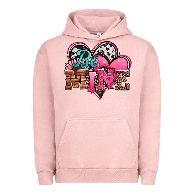 Valentines Day Western Hearts Be Mine Urban Hoodie by Jasminsmagicworld | Teevron