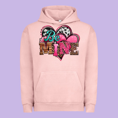 Valentines Day Western Hearts Be Mine Urban Hoodie Designed By Jasminsmagicworld