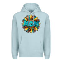 Blue Mist sunflower mom leopard Premium Hoodie - Artiststas