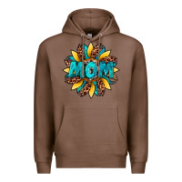 Chestnut sunflower mom leopard Premium Hoodie - Artiststas