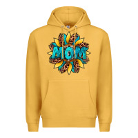 Sunflower Mom Leopard Premium Hoodie | Teevron