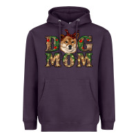 Plum dog mom shiba inu Heavyweight Hoodie - RanaPortraitStore