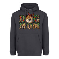 Smoke dog mom shiba inu Heavyweight Hoodie - RanaPortraitStore