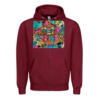Burgundy pet groomer Zipper Hoodie - RanaPortraitStore
