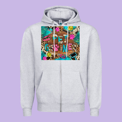 Zipper Hoodie pet groomer