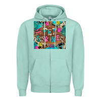 Seafoam pet groomer Zipper Hoodie - RanaPortraitStore