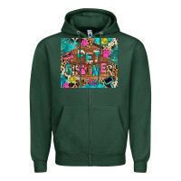 Sports Green pet groomer Zipper Hoodie - RanaPortraitStore
