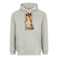 Moon Dust christmas lights shiba inu Heavyweight Hoodie - RanaPortraitStore