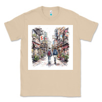 Mushroom Japan Street Classic Tee - Unal Design