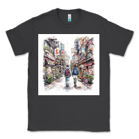 Smoke Japan Street Classic Tee - Unal Design