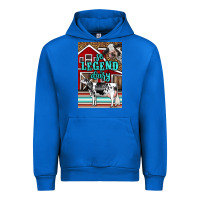 Cobalt Western So Legend Dairy Holstein Cow Urban Hoodie - LillyAllenDesigns