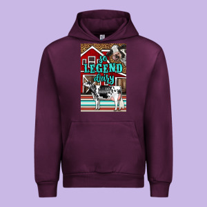 Western So Legend Dairy Holstein Cow Urban Hoodie Designed By Lillyallendesigns