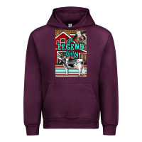 Mauve Wine Western So Legend Dairy Holstein Cow Urban Hoodie - LillyAllenDesigns