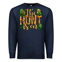 Navy The hunt is on Easter Premium Sweatshirt - Neo Western