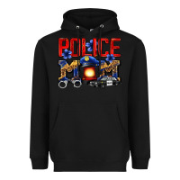Black police mom Heavyweight Hoodie - Zillion Design Studio