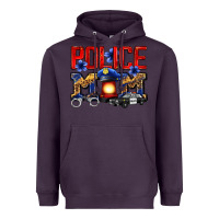 Plum police mom Heavyweight Hoodie - Zillion Design Studio