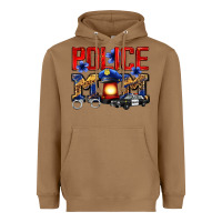 Toasted Coconut police mom Heavyweight Hoodie - Zillion Design Studio