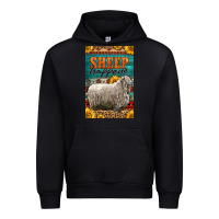Black Western Sheep Happens Sunflowers Urban Hoodie - LillyAllenDesigns