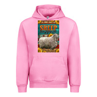 Fuchsia Pink Western Sheep Happens Sunflowers Urban Hoodie - LillyAllenDesigns