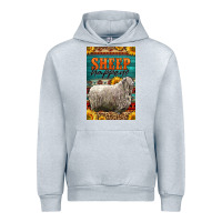 Heather Grey Western Sheep Happens Sunflowers Urban Hoodie - LillyAllenDesigns