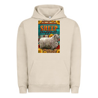 Pigment French Oak Western Sheep Happens Sunflowers Urban Hoodie - LillyAllenDesigns