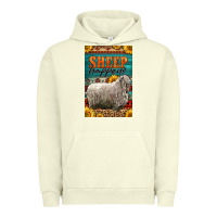 Pigment Pistachio Western Sheep Happens Sunflowers Urban Hoodie - LillyAllenDesigns