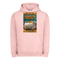 Pigment Salmon Western Sheep Happens Sunflowers Urban Hoodie - LillyAllenDesigns