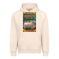 Sandshell Western Sheep Happens Sunflowers Urban Hoodie - LillyAllenDesigns