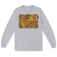 Moon Dust handdrawn leopard pattern yellow Long Sleeve Tee - BarkalooDesign