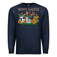 Navy Western Happy Easter Premium Sweatshirt - Neo Western