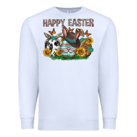 White Western Happy Easter Premium Sweatshirt - Neo Western