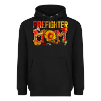 Black firefighter mom Heavyweight Hoodie - Zillion Design Studio