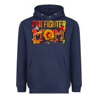 Navy firefighter mom Heavyweight Hoodie - Zillion Design Studio